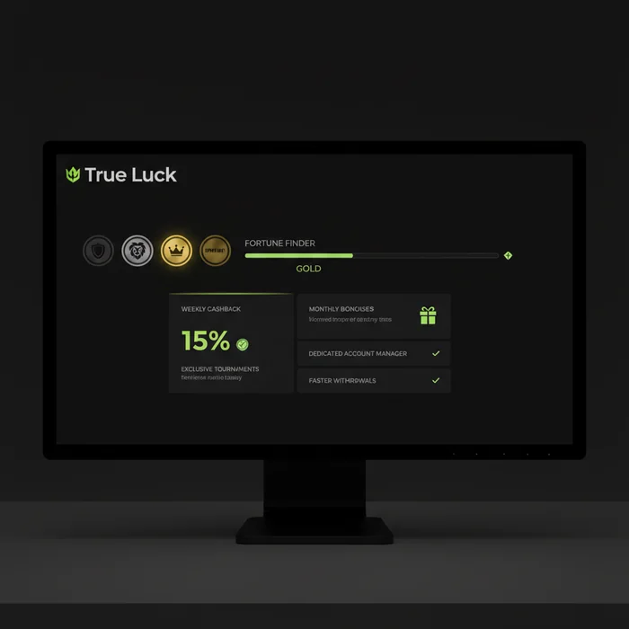 True Luck bonuspagina — welkomstpakket, inzetvereisten en promotiecode-invoer